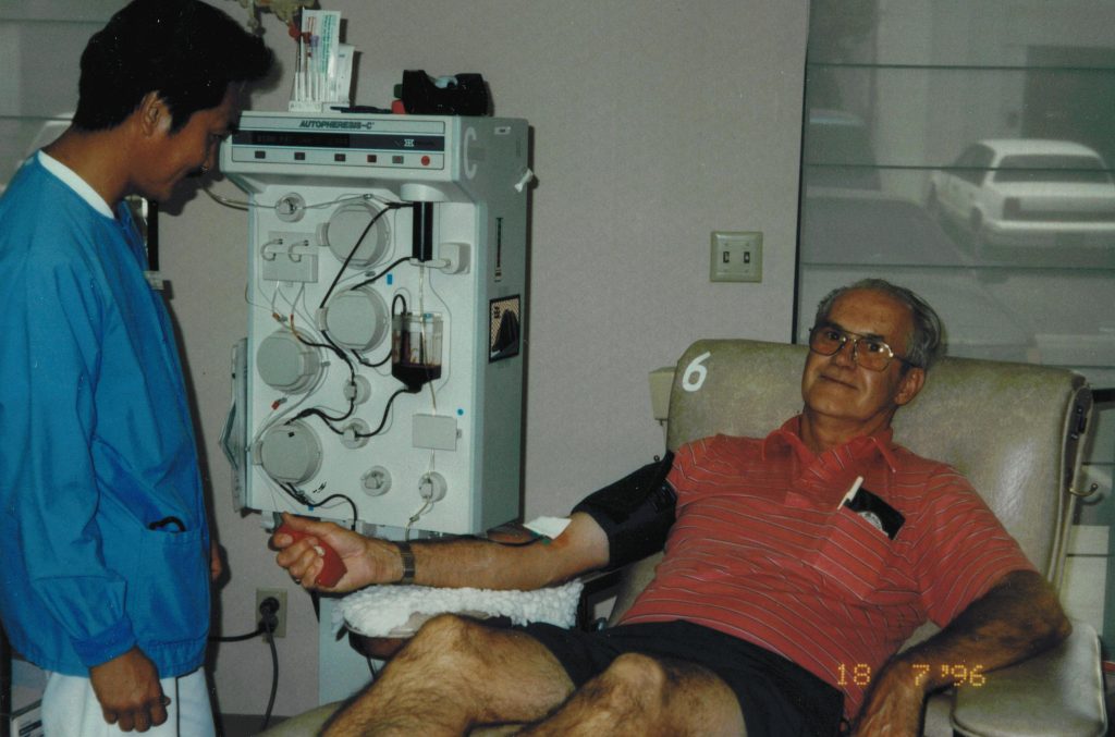 Old apheresis machine