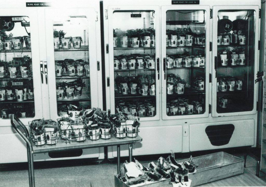 Old full blood storage